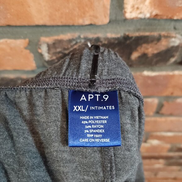 Apt. 9 2-Piece 3/4 Sleeve Jersey Knit Floral Pajama Top & Pants Women's XXL - Picture 10 of 10